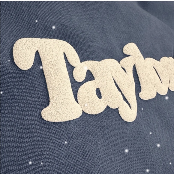 Taylor Swift Midnights LOST IN THE LABYRINTH OF MY MIND CREWNECK PULLOVER Blue L - Picture 9 of 9
